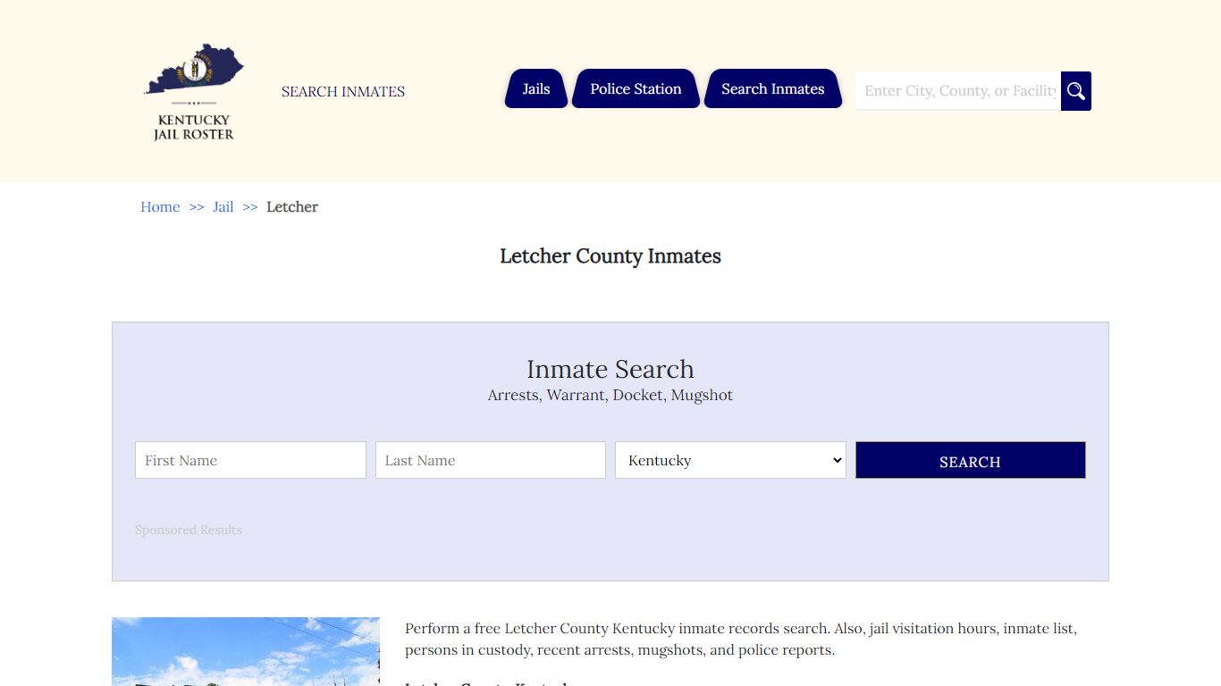 Letcher County Inmates - Jail Roster Search