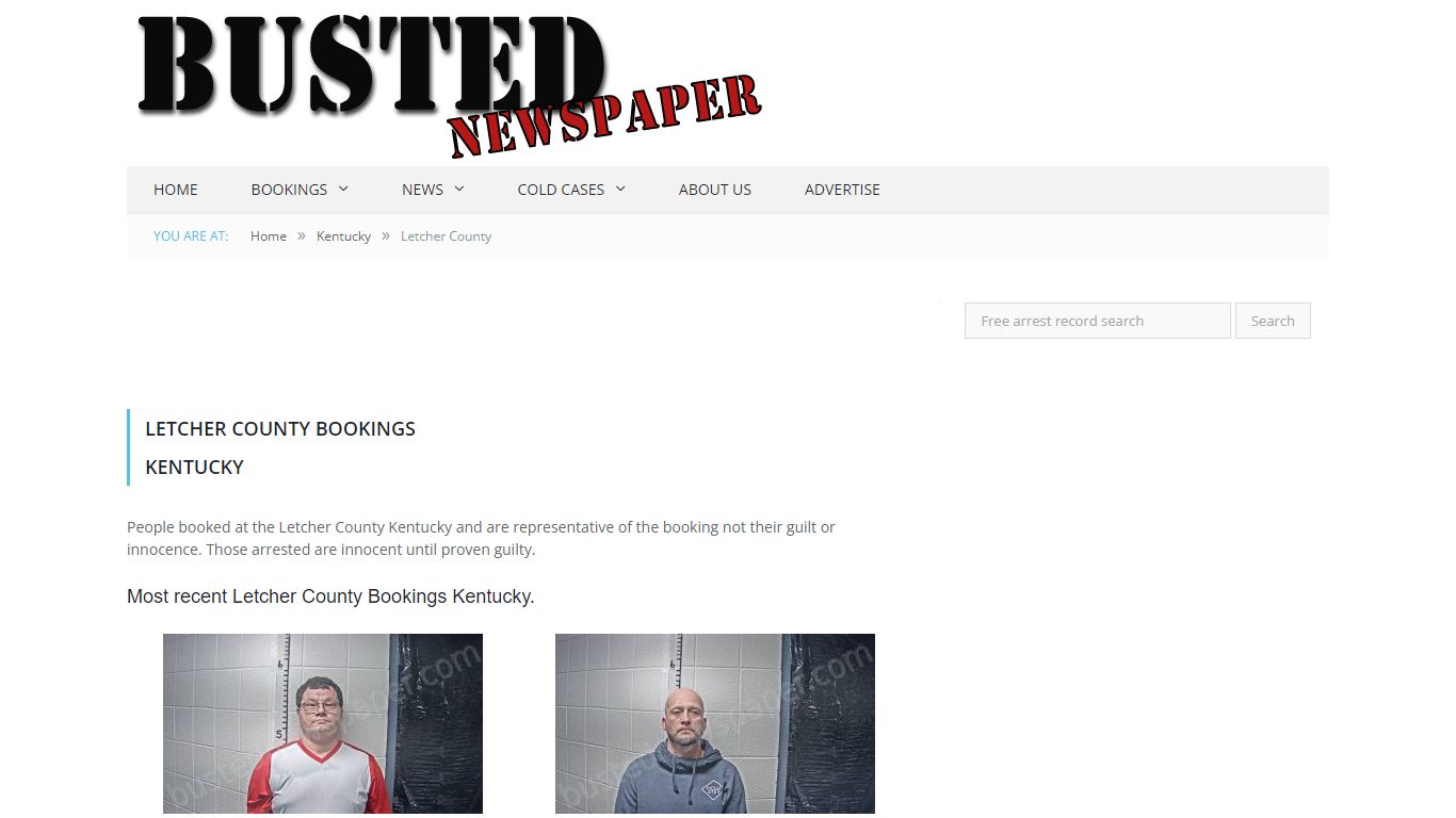 Letcher County, KY Mugshots - BUSTEDNEWSPAPER.COM